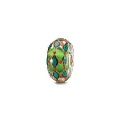 Perle Trollbeads TGLBE-20314 champ vert