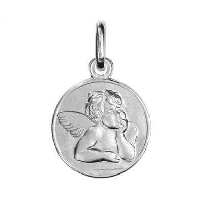 Médaille ange 12 mm en argent