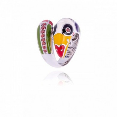 Bague  Una Storia émail multicolore BG121041
.