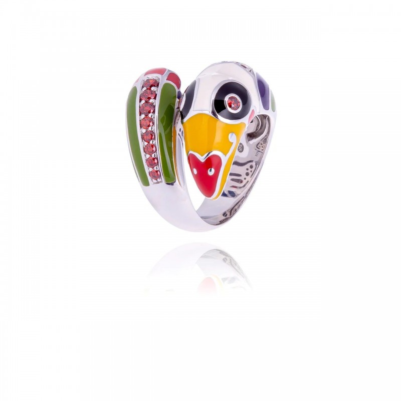 Bague  Una Storia émail multicolore BG121041
.