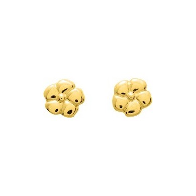 Boucles d'oreilles en or jaune 750 millièmes