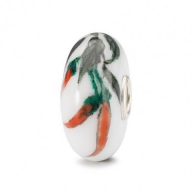 Perle Trollbeads TCHBE-30010 chili épicé porcelaine.