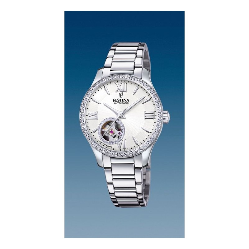 Montre Festina dame ligne plata mouvement automatique F20485/1