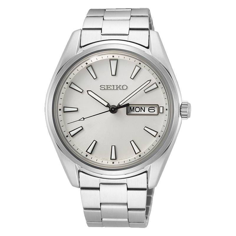 Montre seiko SUR339P1 en acier , verre saphir , étanche 100 mètres.