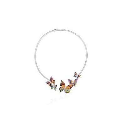 Collier Una Storia CL121184 ligne papillons