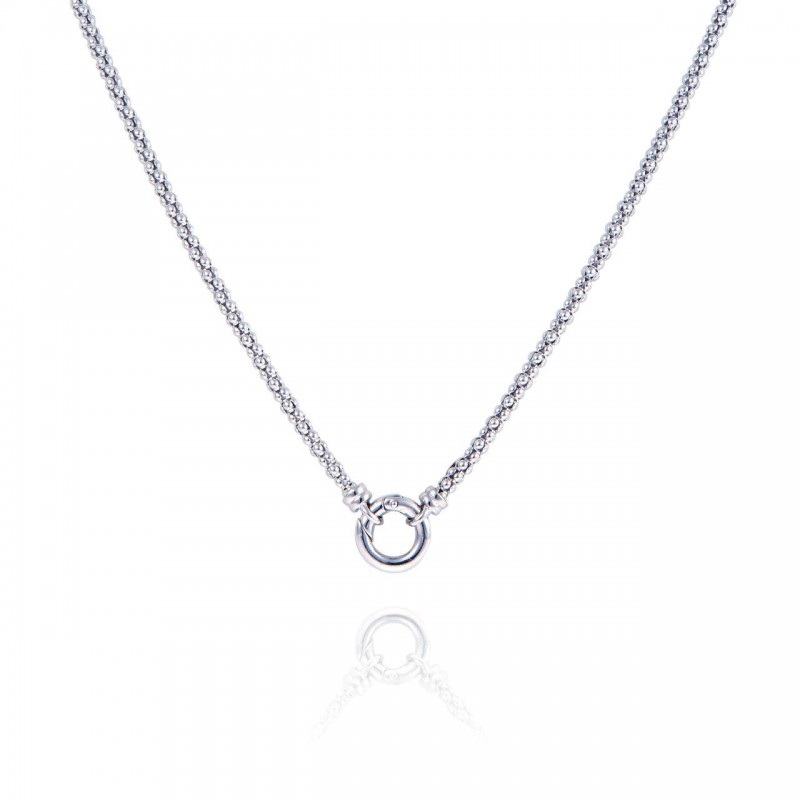 Collier sautoir en argent Una storia