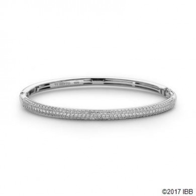 Bracelet jonc argent et oz Ti Sento 2874ZI