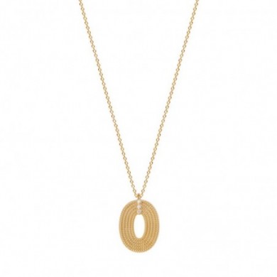 Collier Equinoxe en plaqué or et oxydes de zirconiuim.70364190108