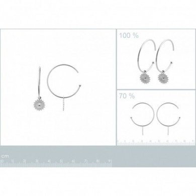 Boucles d'oreilles en argent