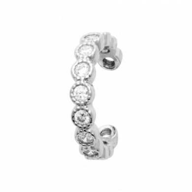 Bague d'oreilles argent