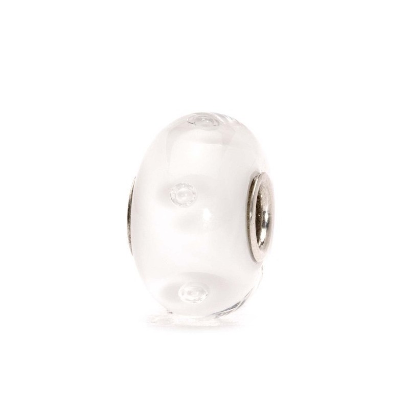 Trollbeads bulle d'air blanche TGLBE-10231