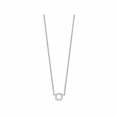 Collier en or blanc et diamants