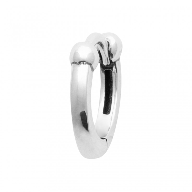 Créole en argent unique pour homme ou femme