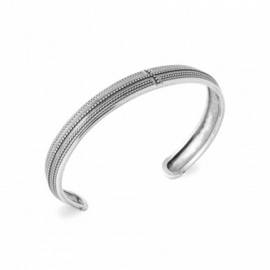 Bracelet jonc en argent pour homme