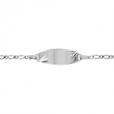 Bracelet en argent pour bébé.