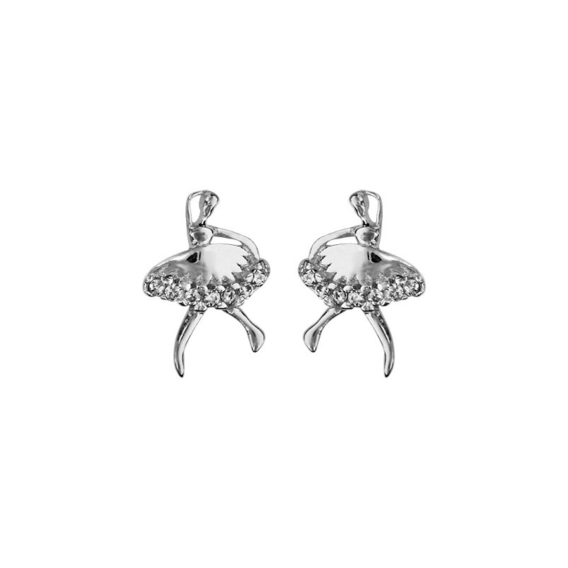 Boucles d'oreilles en argent danseuses