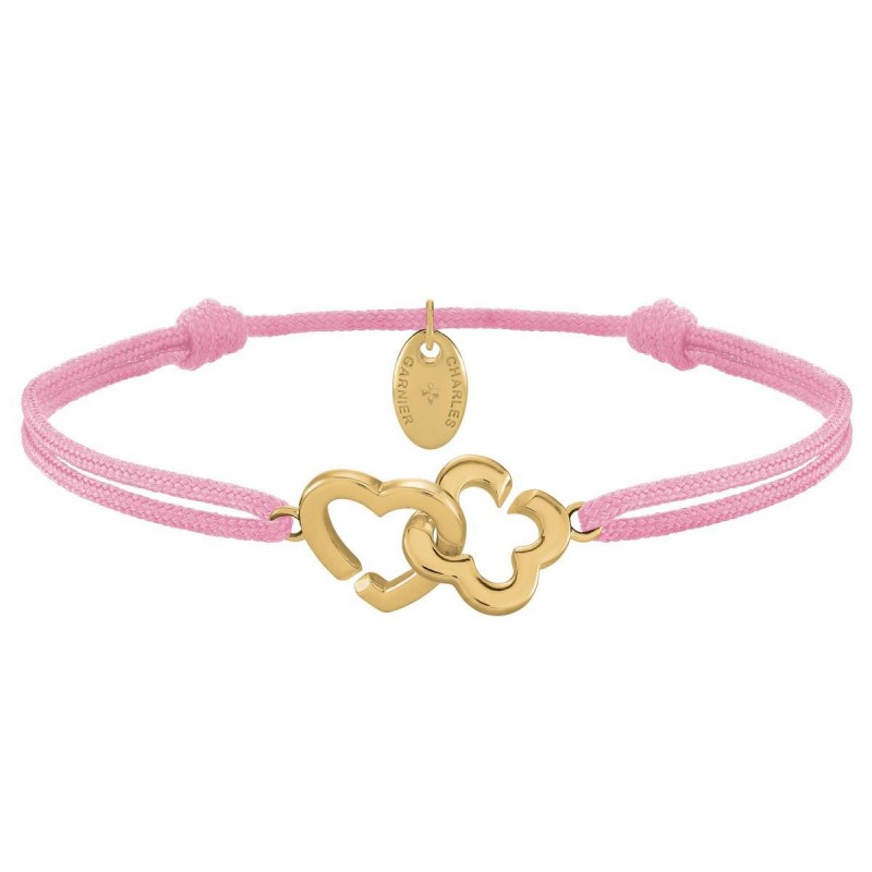 Bracelet coeurs entrelacés Charles Garnier