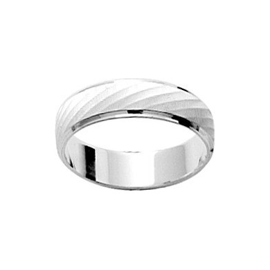 Alliance en argent largeur 5 mm