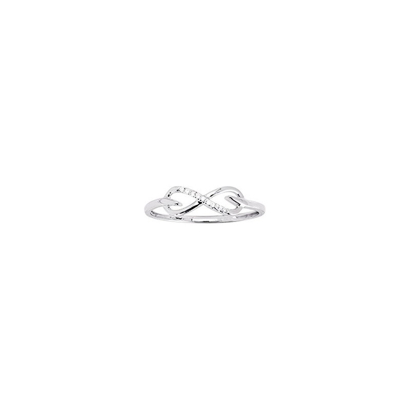 Bague infini diamants