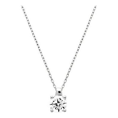 Collier solitaire diamant 0.37 ct