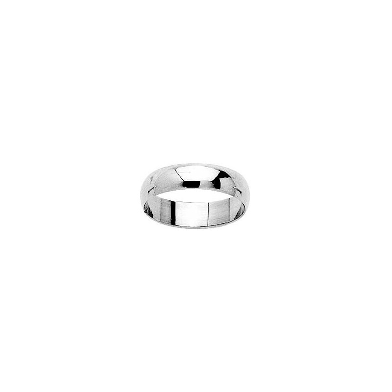 Alliance en argent pour homme ou femme