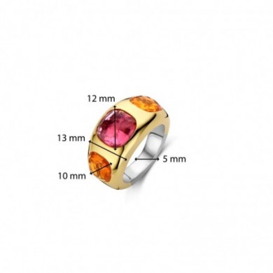 Bague Ti Sento  en argent 12285OR