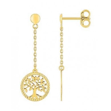 Boucles d'oreilles arbres de vie