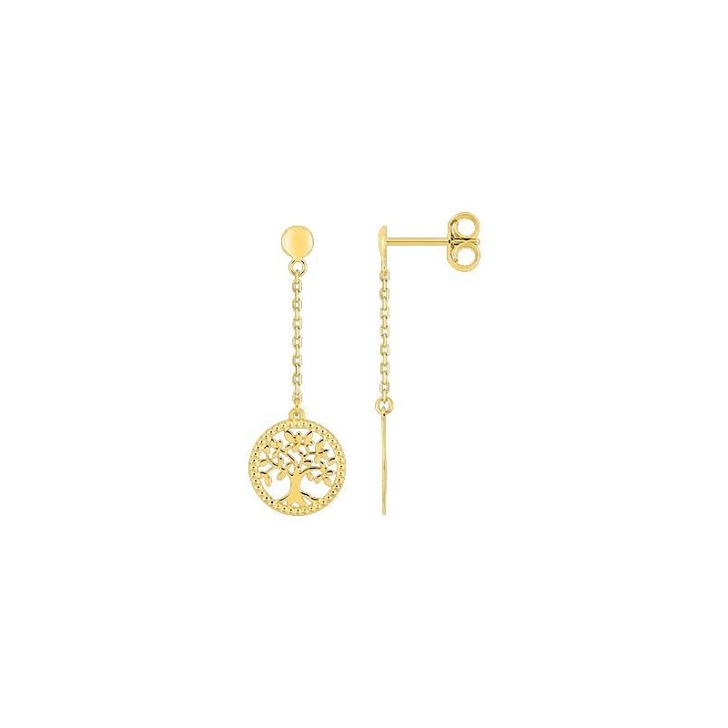 Boucles d'oreilles arbres de vie